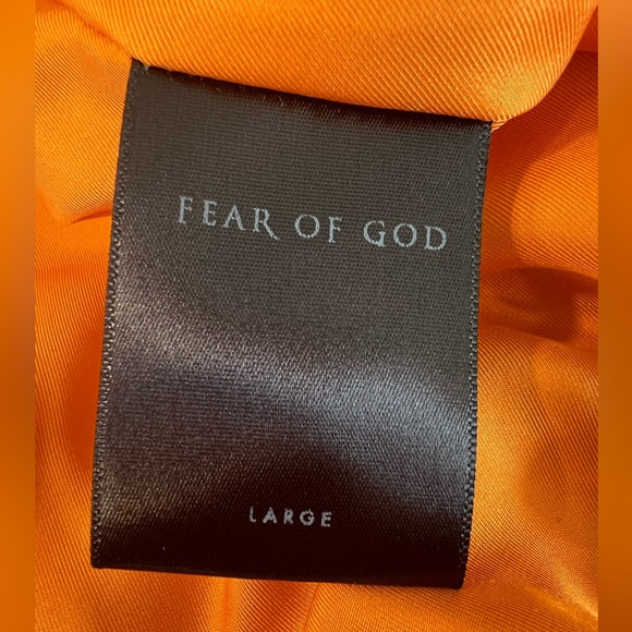 Fear of God Green Bomber Jacket Size Large - Picture 7 of 9